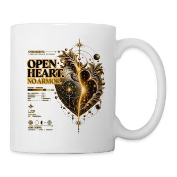 2618-3Y 3YE ABTEILUNG – OFFENES HERZ - Tasse - Weiß - Rechts