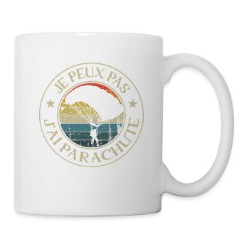 Fallschirmspringer Ich kann nicht Bin im Freifall - Tasse - Weiß - Rechts