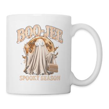  Boo Jee Geist Gruselige Saison Vintage Halloween - Tasse - Weiß - Rechts