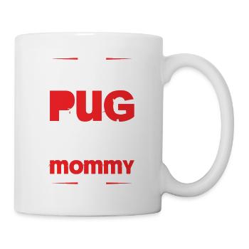 PUG - Tasse - Weiß - Rechts