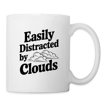 Leicht von Wolken abgelenkt - Tasse - Weiß - Rechts