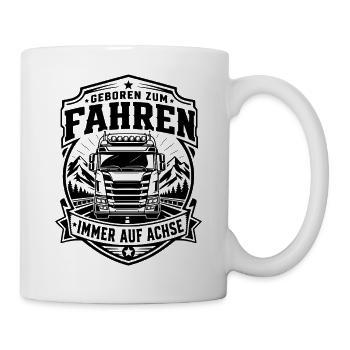 LKW Fahrer - Tasse - Weiß - Rechts