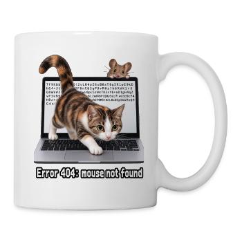 Computermaus - Tasse - Weiß - Rechts
