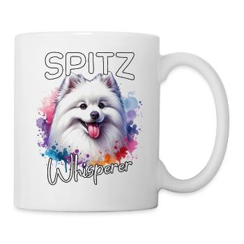 Spitz Flüsterer - Tasse - Weiß - Rechts