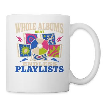 Cd-sammler Kompaktplatte Physisches Medium - Tasse - Weiß - Rechts