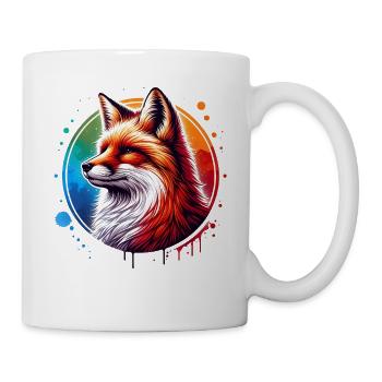 Rotfuchs Fuchs Fox - Tasse - Weiß - Rechts