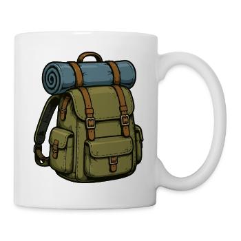 rucksack - Tasse - Weiß - Rechts