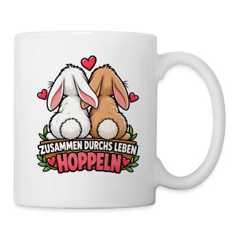 Valentinstag Geschenkidee Partner Hochzeitstag - Tasse - Weiß - Rechts