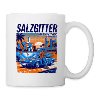 Salzgitter City Pop Aesthetic Urban Leisure - Tasse - Weiß - Rechts