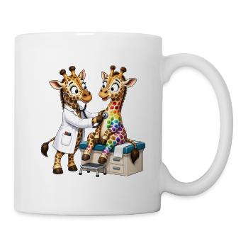 Giraffe Vielfalt – Inklusion & Akzeptanz - Tasse - Weiß - Rechts