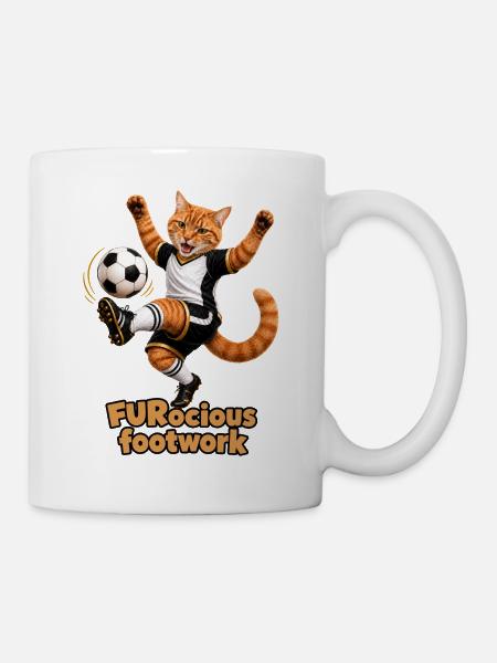 FURocious Footwork - Tasse - Weiß