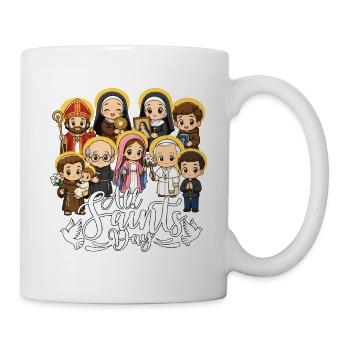 Allerheiligen Katholischer Heiliger Heiliger Tag der Heiligen - Tasse - Weiß - Rechts