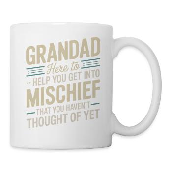 Opa-Witzige Unfug Vatertagsgeschenk-Idee - Tasse - Weiß - Rechts