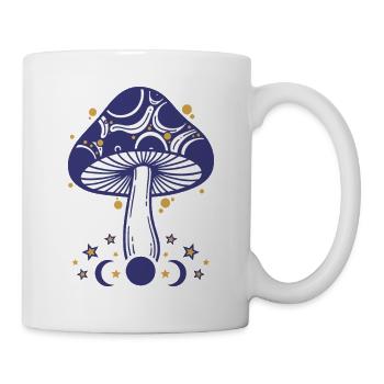 Trippy Festival-Hippie-Pilz-Batik - Tasse - Weiß - Rechts