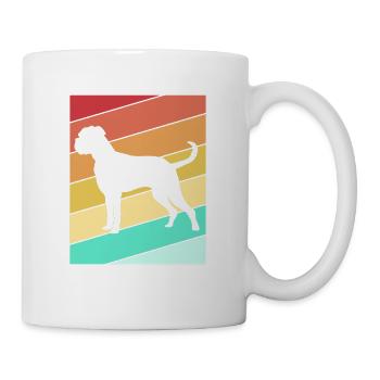 Boxer Hund - Tasse - Weiß - Rechts