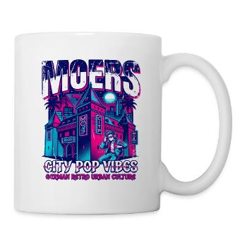 Moers German Retro Urban Culture City Pop - Tasse - Weiß - Rechts
