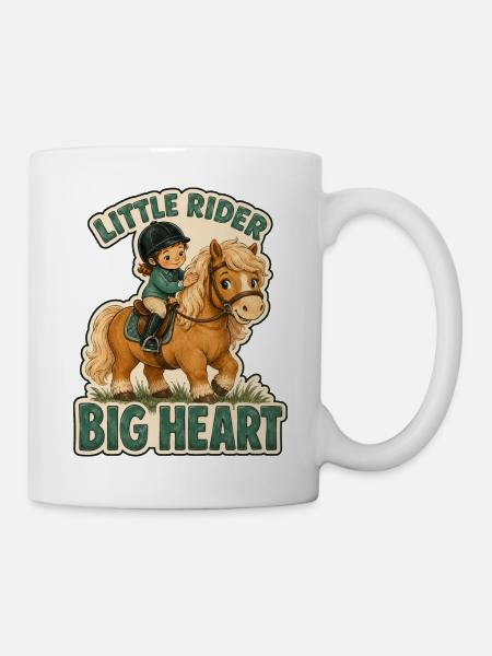 Kinder Reitsport - Tasse - Weiß
