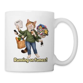 Auf dem Lauf der Dämpfe - Tasse - Weiß - Rechts