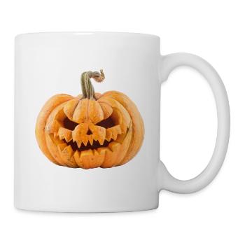Pumpkin Halloween - Tasse - Weiß - Rechts