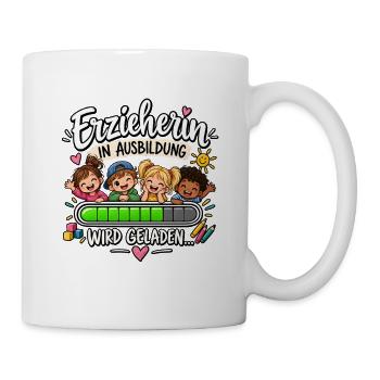 Erzieherin in Ausbildung - Tasse - Weiß - Rechts