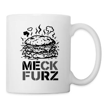 Meck Furz | Merz - nicht mein Kanzler - Tasse - Weiß - Rechts