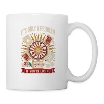Niederlagenserie Roulette-Tee - Tasse - Weiß - Rechts