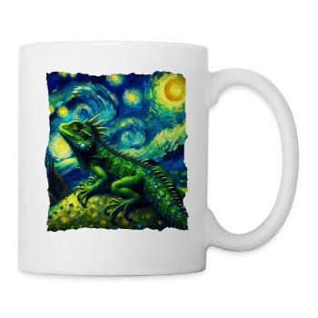 Chinesische Wasseragame Starry Night - Tasse - Weiß - Rechts