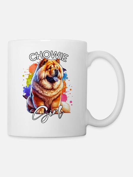 Chow Chow Mädchen Chowchow - Tasse - Weiß