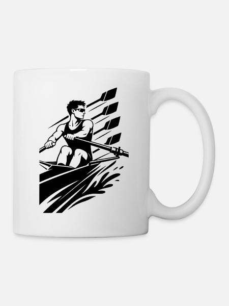 Rudern - Tasse - Weiß