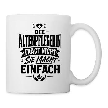 Altenpflegerin - Tasse - Weiß - Rechts
