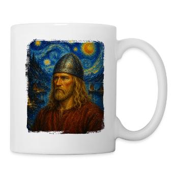 Leif Erikson Sternennacht - Tasse - Weiß - Rechts