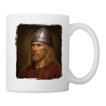  Leif Erikson Porträt - Tasse - Weiß - Rechts