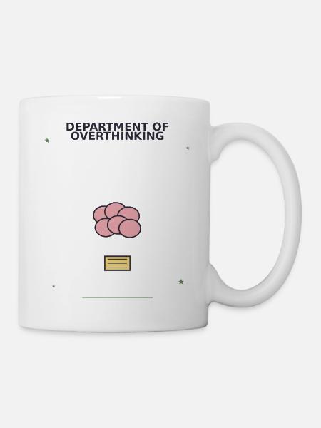 Abteilung des Überdenkens - Tasse - Weiß