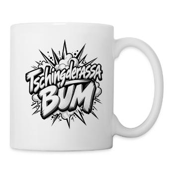 Tschingderassa BUM Comic Burst - Tasse - Weiß - Rechts