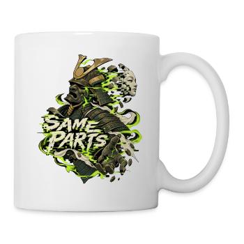Neon Samurai: Same Parts - Tasse - Weiß - Rechts