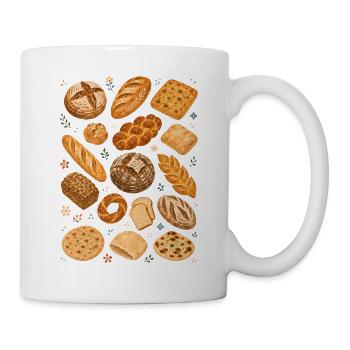 Brotvielfalt | Bäckerei & Sauerteig - Tasse - Weiß - Rechts