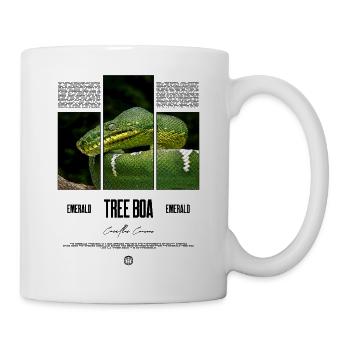 Smaragdbaumboa-Schlangenbesitzer und Reptilienhalter - Tasse - Weiß - Rechts