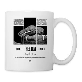 Smaragdbaumboa-Schlangenbesitzer und Reptilienhalter - Tasse - Weiß - Rechts