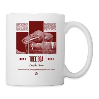 Smaragdbaumboa-Schlangenbesitzer und Reptilienhalter - Tasse - Weiß - Rechts