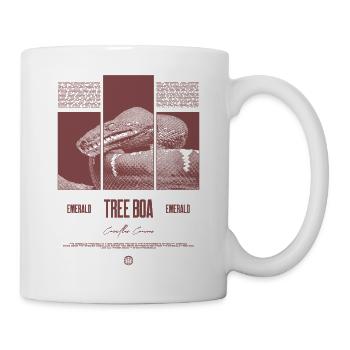 Smaragdbaumboa-Schlangenbesitzer und Reptilienhalter - Tasse - Weiß - Rechts