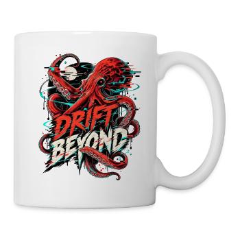Drift Beyond Neon Tentakel - Tasse - Weiß - Rechts