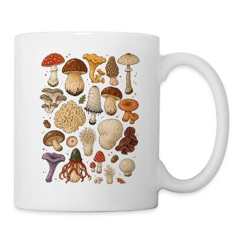 Pilze | Mykologie & Wald - Tasse - Weiß - Rechts