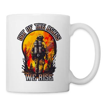 Wildland Feuerwehr Held der Waldbrandbekämpfung - Tasse - Weiß - Rechts