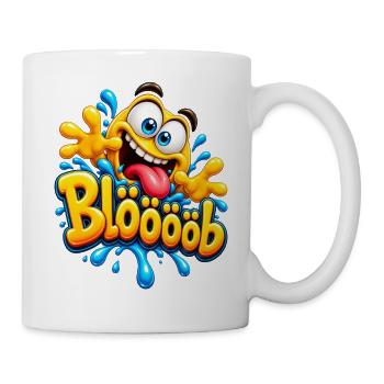 Bloooob Splash Cartoon - Tasse - Weiß - Rechts