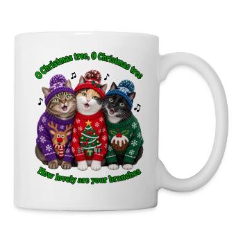 O Weihnachtsbaum - Tasse - Weiß - Rechts