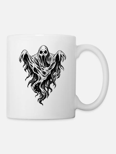 Düsterer Geist - Tasse - Weiß