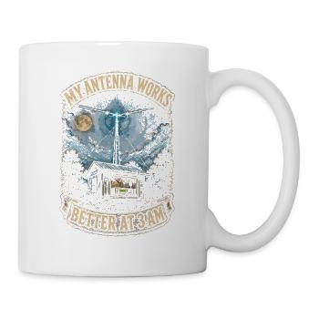 Amateurfunk Amateurfunker - Tasse - Weiß - Rechts