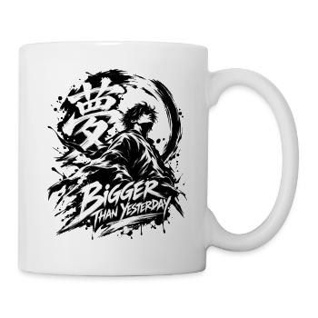 Größer als Gestern – Traumkraft - Tasse - Weiß - Rechts