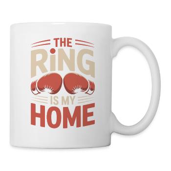 Ring Is My Home Gloves Boxing Gloves - Tasse - Weiß - Rechts