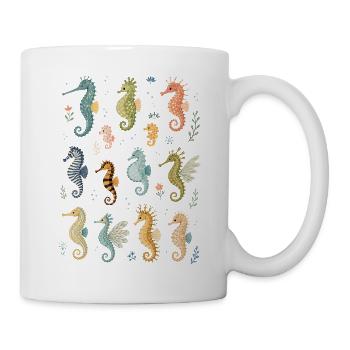 Seepferdchen | Meer & Unterwasserwelt - Tasse - Weiß - Rechts
